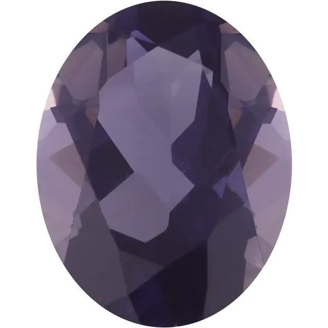 1.02 CT 8 x6 mm Oval Faceted AA Natural Iolite, Appraisal: 70.00
