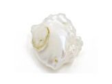 Natural Tennessee Freshwater Golden Pearl 13.7x11.6mm Rosebud 6.8ct