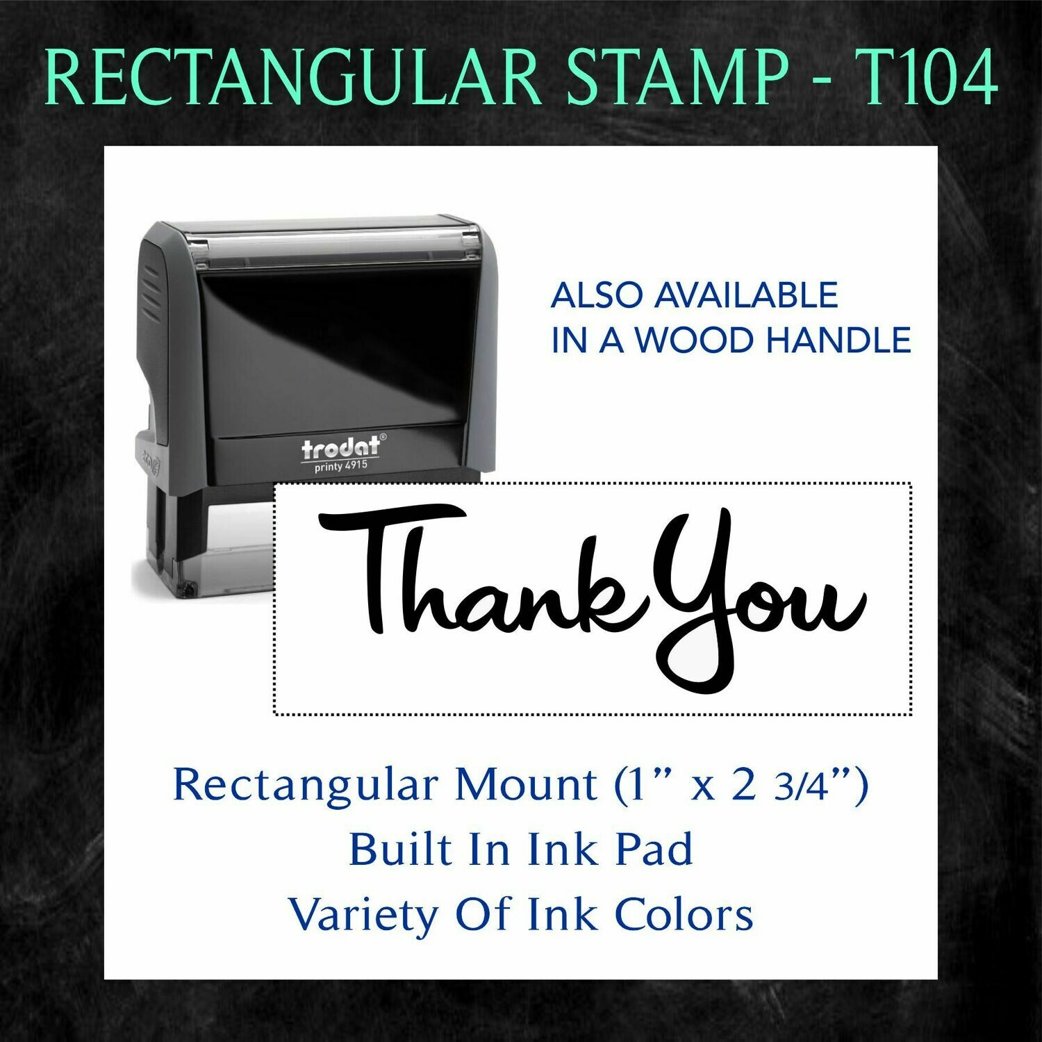 RECTANGULAR STAMP - T104