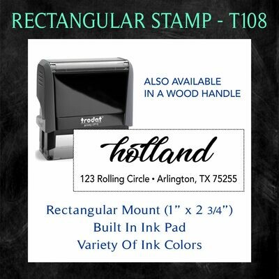 RECTANGULAR STAMP - T108