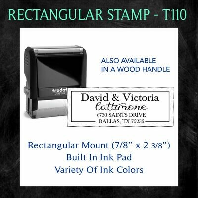 RECTANGULAR STAMP - T110