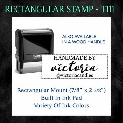 RECTANGULAR STAMP - T111