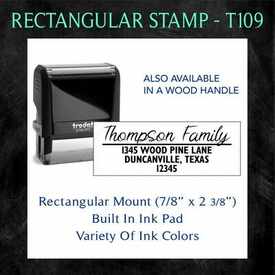 RECTANGULAR STAMP - T109