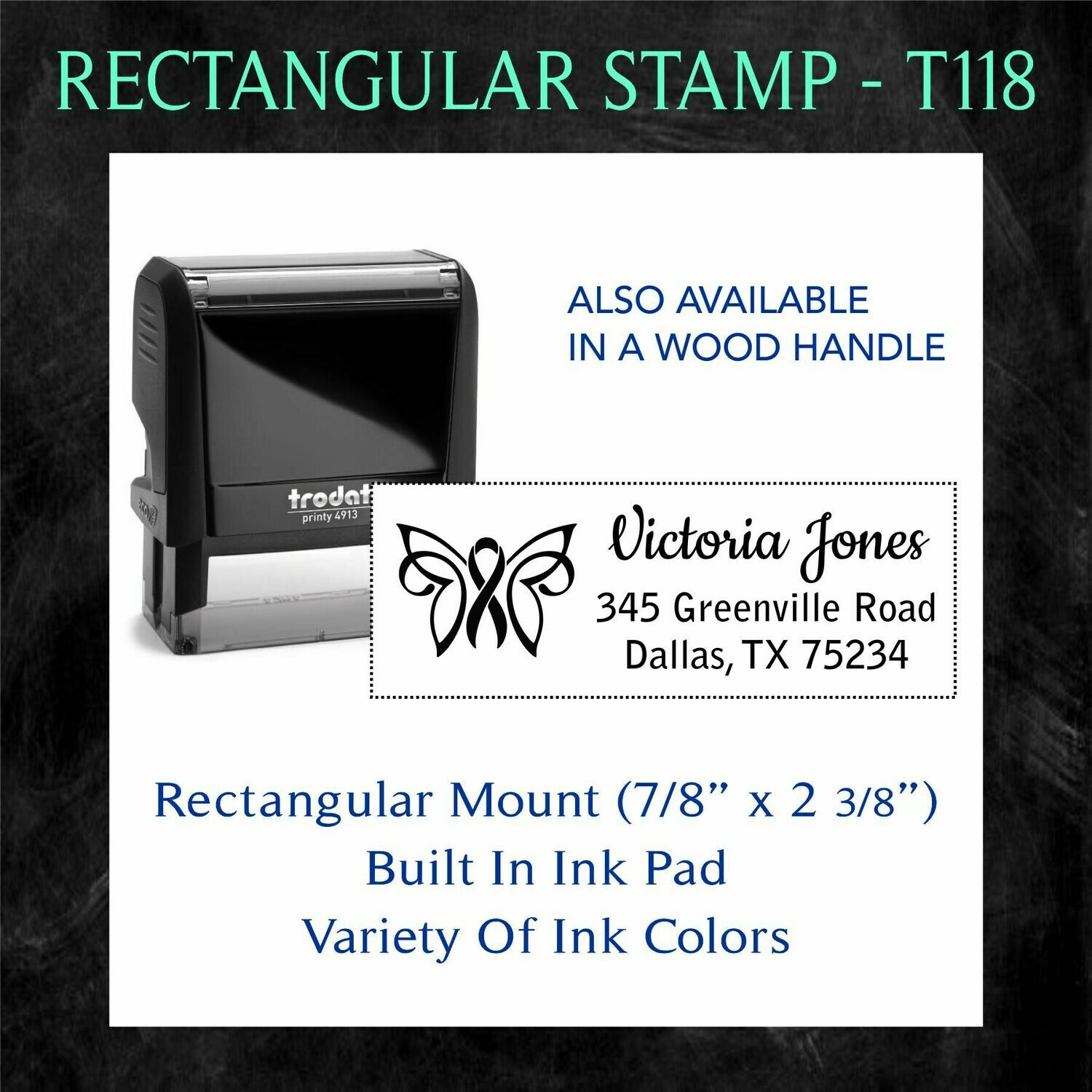 RECTANGULAR STAMP - T118