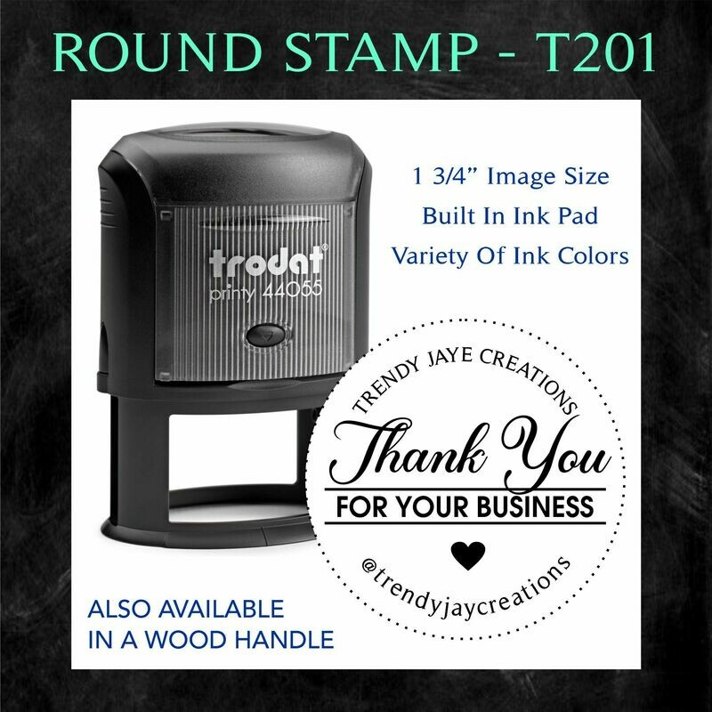 ROUND STAMP - T201