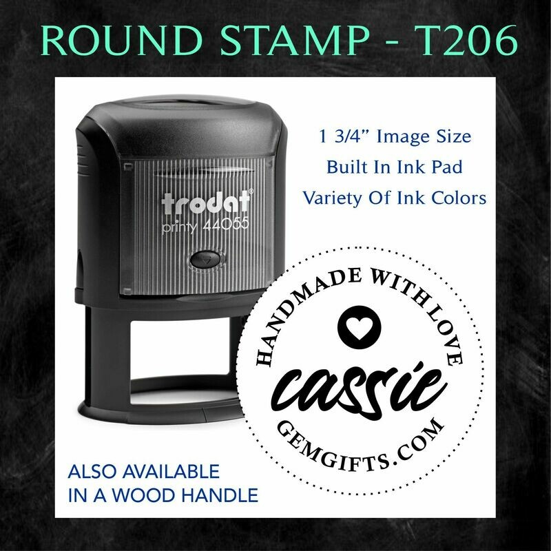 ROUND STAMP - T206