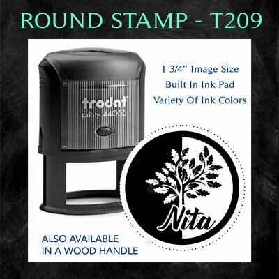 ROUND STAMP - T209