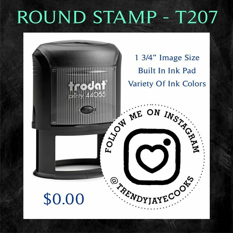 ROUND STAMP - T207