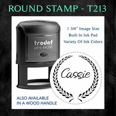 ROUND STAMP - T213