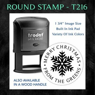 ROUND STAMP - T217