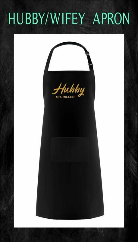 APRON - HUBBY/WIFEY
