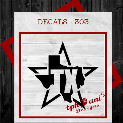 DECAL - TX STAR