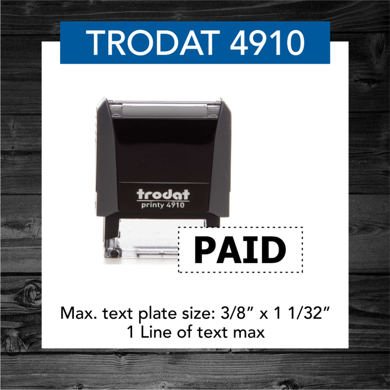 TRODAT 4910 SELF-INKING STAMP
