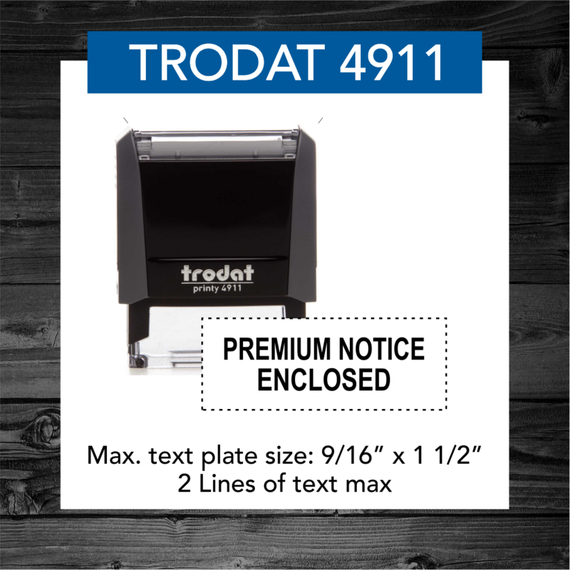 TRODAT 4911 SELF-INKING STAMP