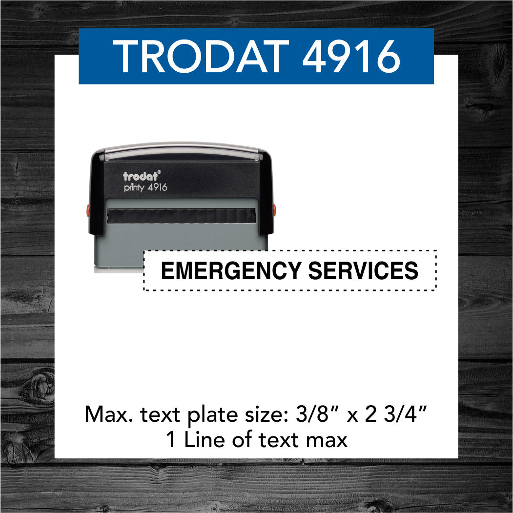 TRODAT 4916 SELF-INKING STAMP