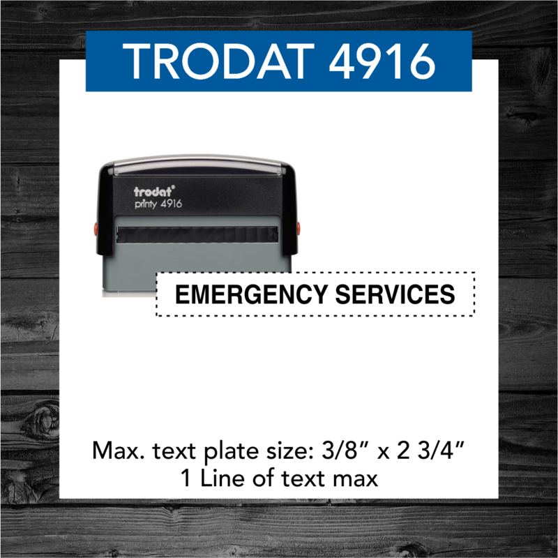 TRODAT 4916 SELF-INKING STAMP
