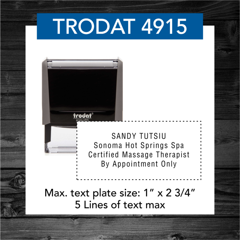 TRODAT 4915 SELF-INKING STAMP