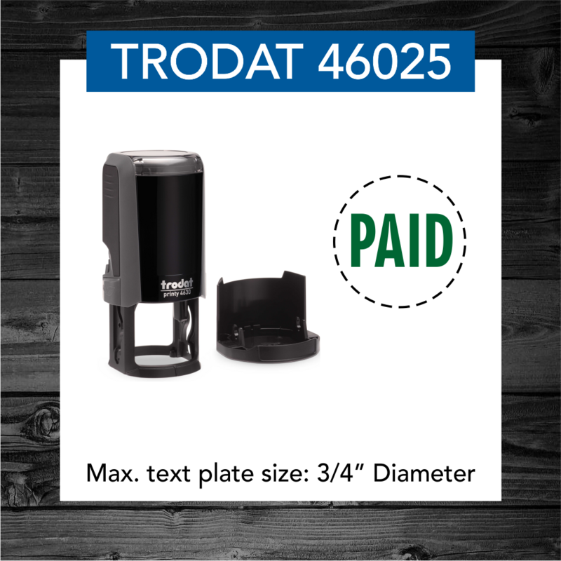 TRODAT 46025 SELF-INKING STAMP