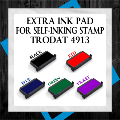 EXTRA SELF-INKING PAD FOR TRODAT 4913