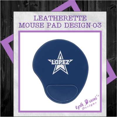 LEATHERETTE MOUSE PAD TD207-3