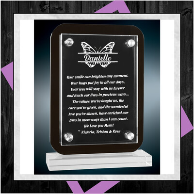 Butterfly Acrylic Award