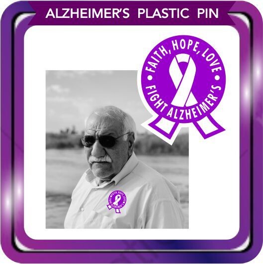 Alzheimer's Awareness Pin