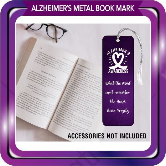 ALZHEIMER&#39;S METAL BOOK MARK