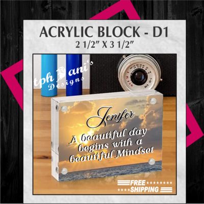 ACRYLIC BLOCK - D1