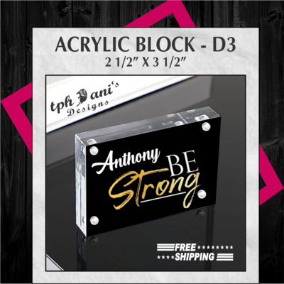 ACRYLIC BLOCK - D3