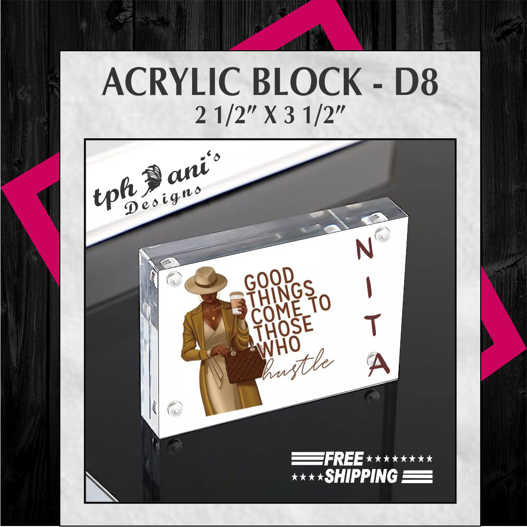 ACRYLIC BLOCK - D8