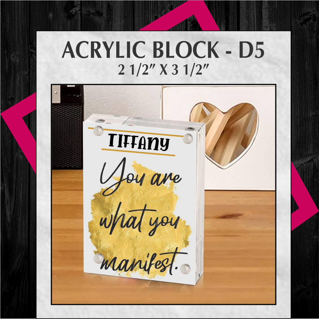 ACRYLIC BLOCK - D5