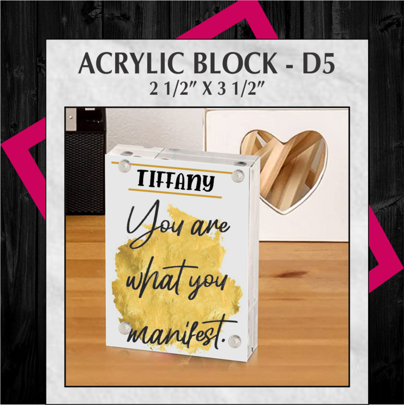 ACRYLIC BLOCK - D5