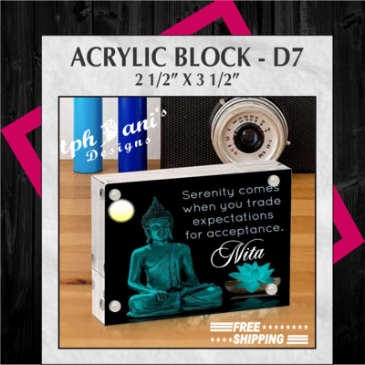 ACRYLIC BLOCK - D7