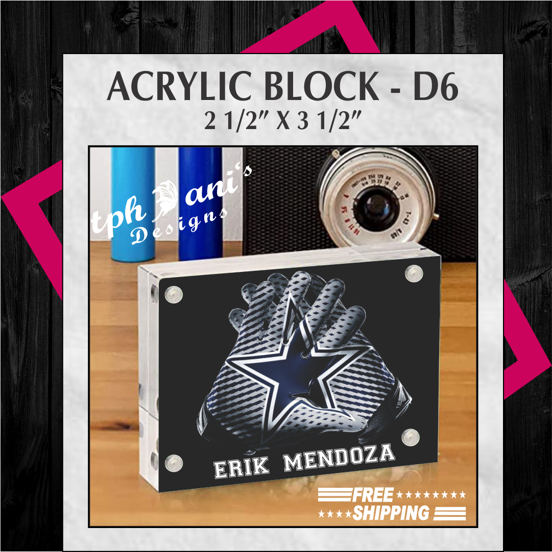 ACRYLIC BLOCK - D6