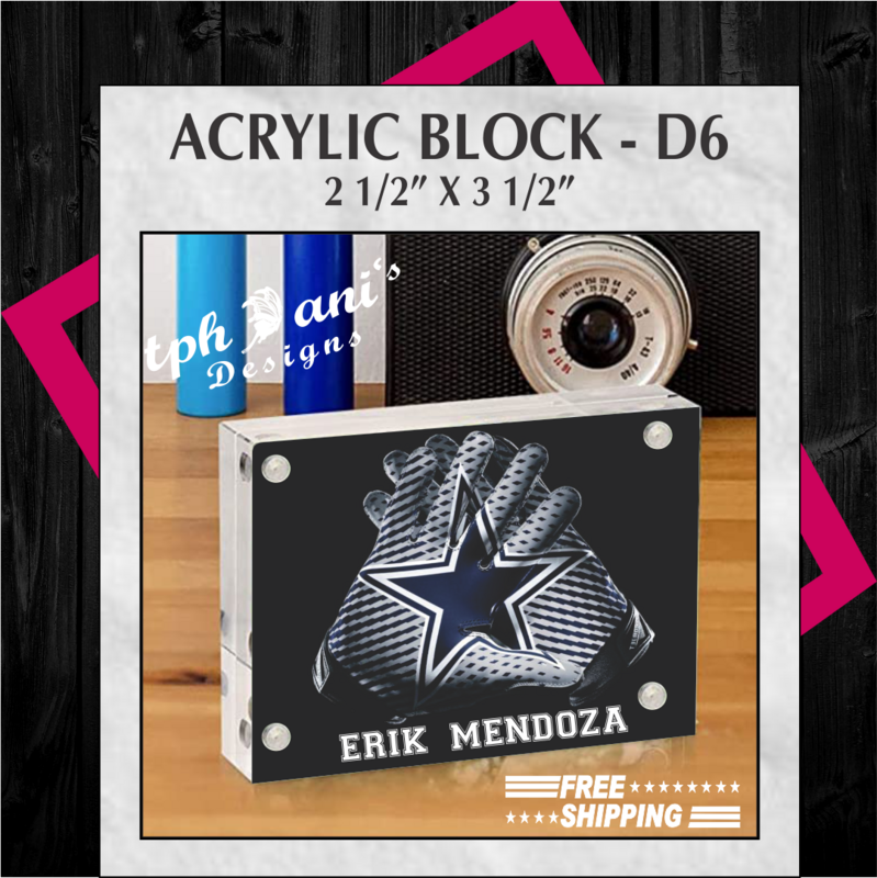 ACRYLIC BLOCK - D6
