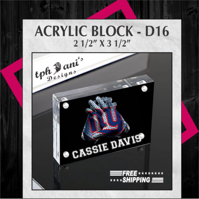 ACRYLIC BLOCK - D16