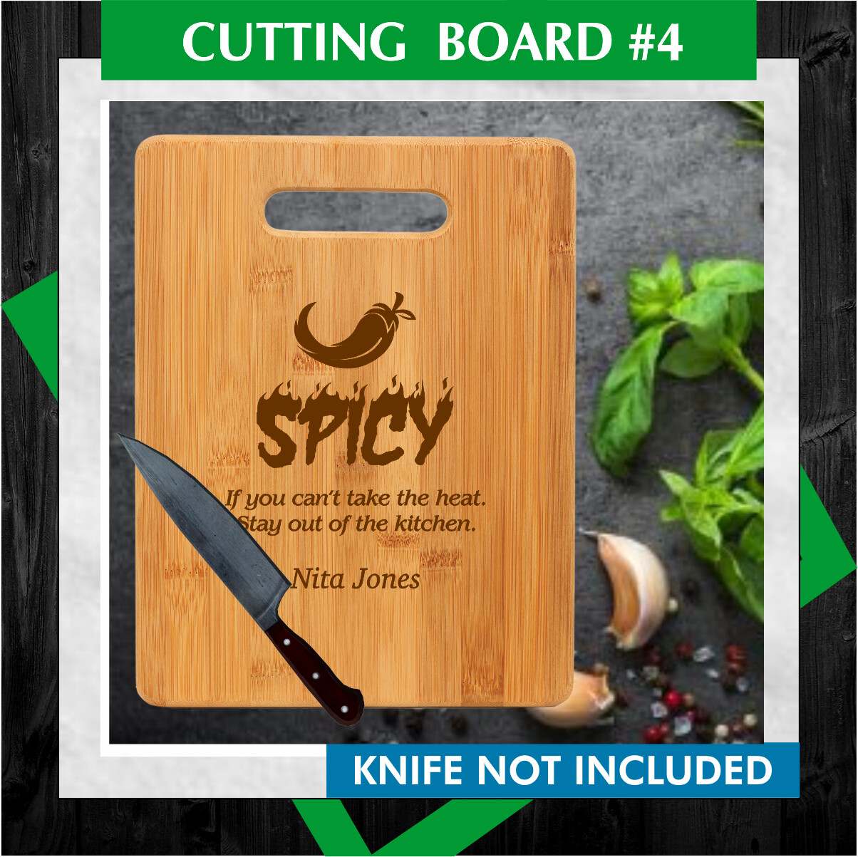 CUTTING BOARD #4 (SPICY)