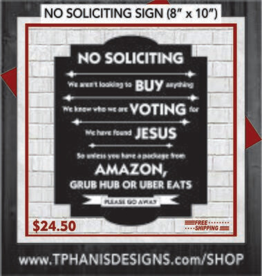 NO SOLICITING SIGN