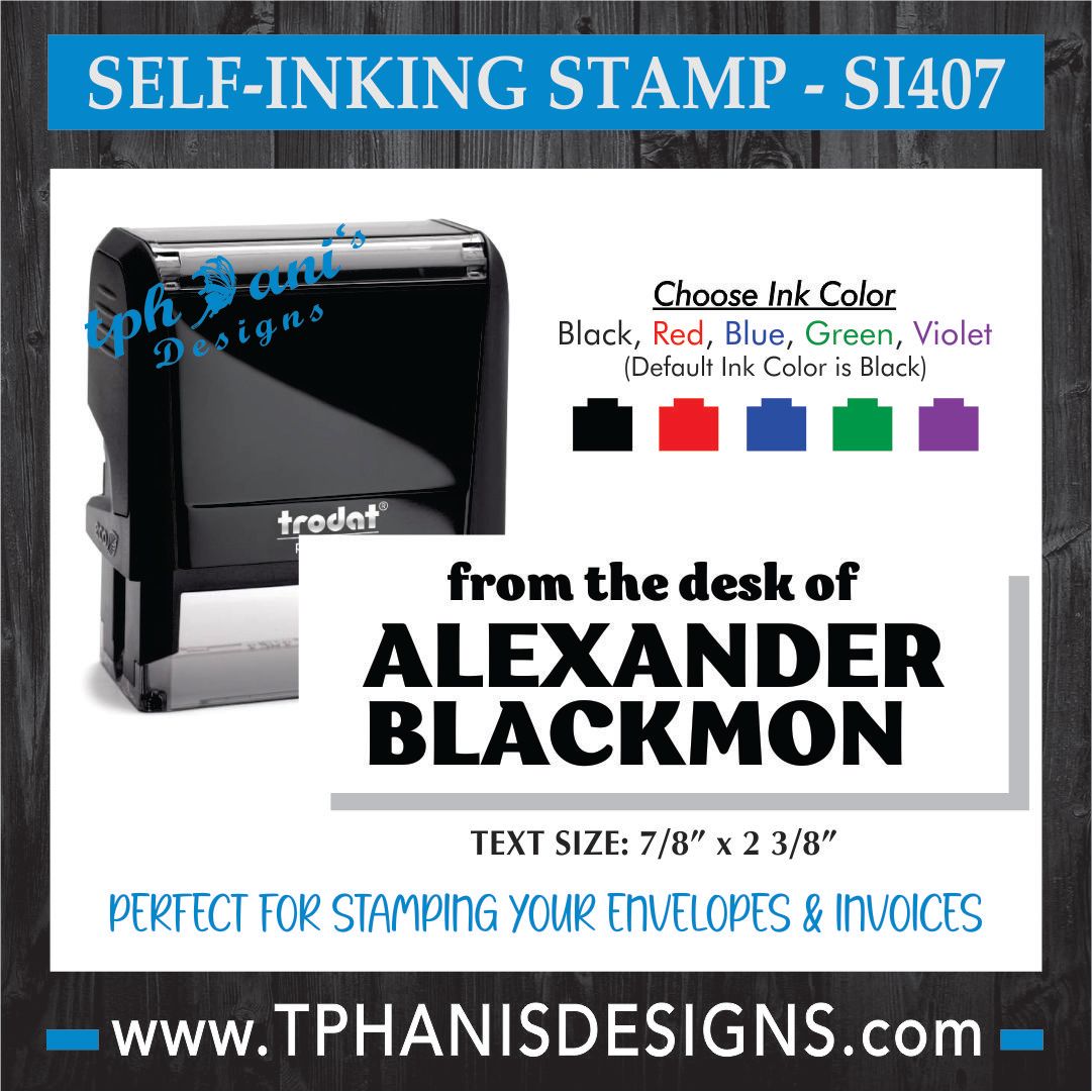 SELF-INKING STAMP - SI407