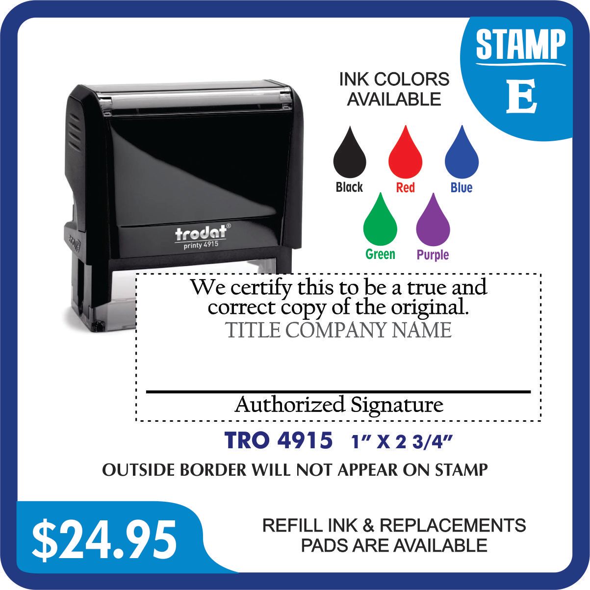 STAMP E
