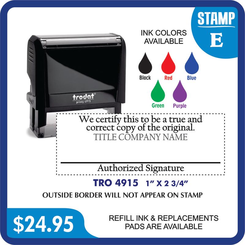 STAMP E