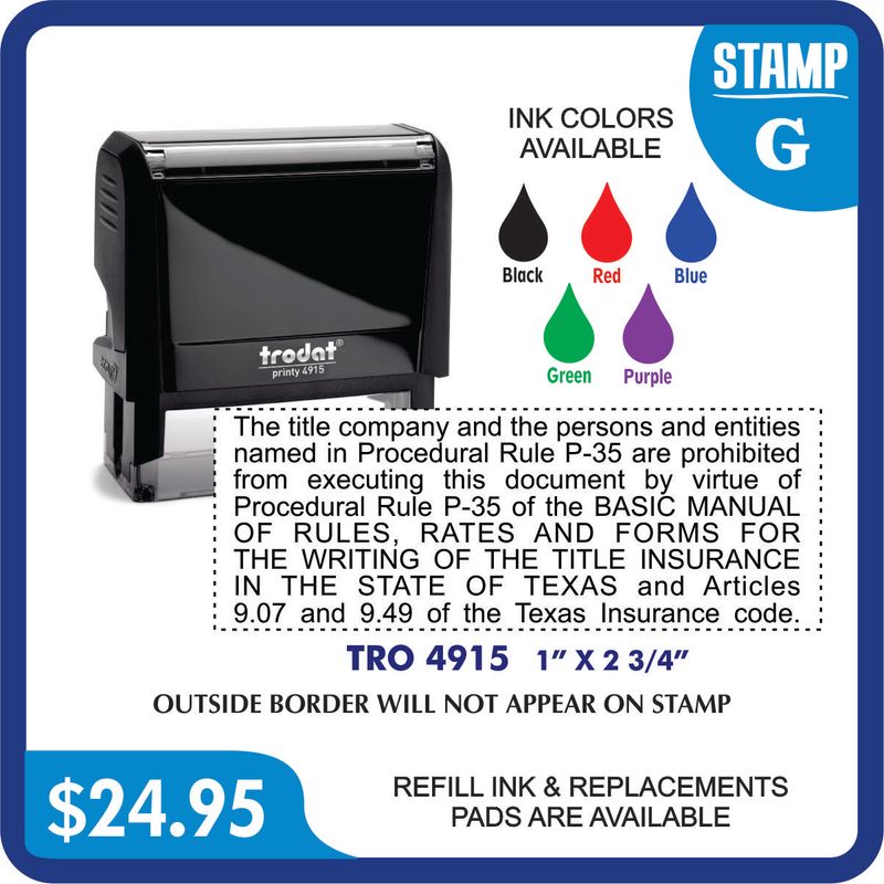 STAMP G