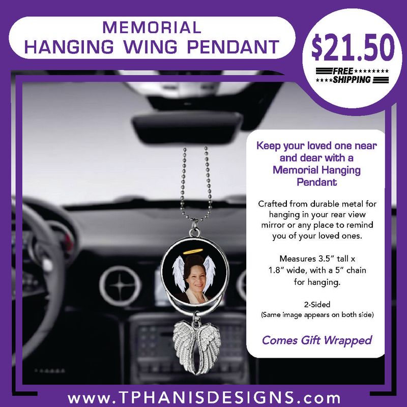 HANGING WINGS PENDANT