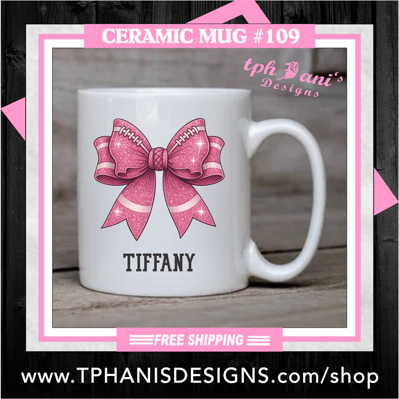 Ceramic Mug - STAR RIBBON