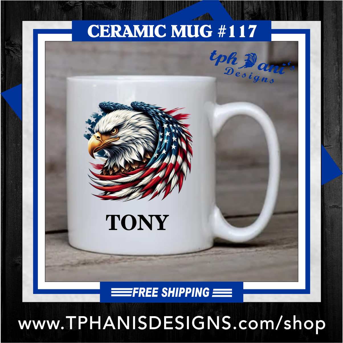 Ceramic Mug - EAGLE FLAG