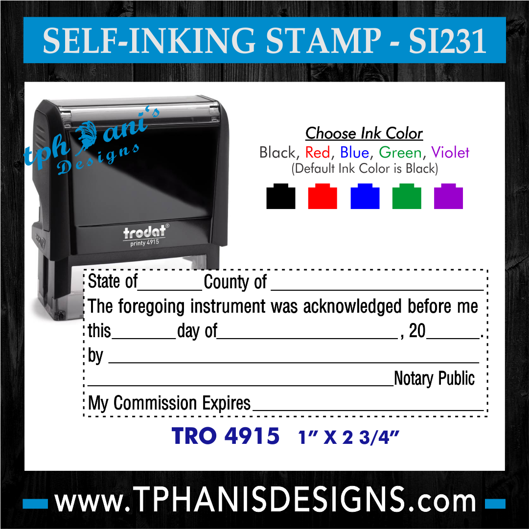 OFFICE - NOTARY ACKNOWLEDGE