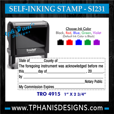 OFFICE - NOTARY ACKNOWLEDGE