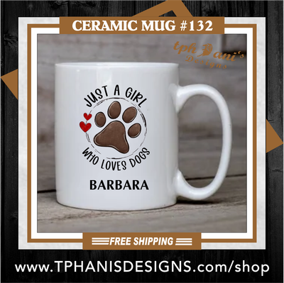 Ceramic Mug - LOVES DOGS