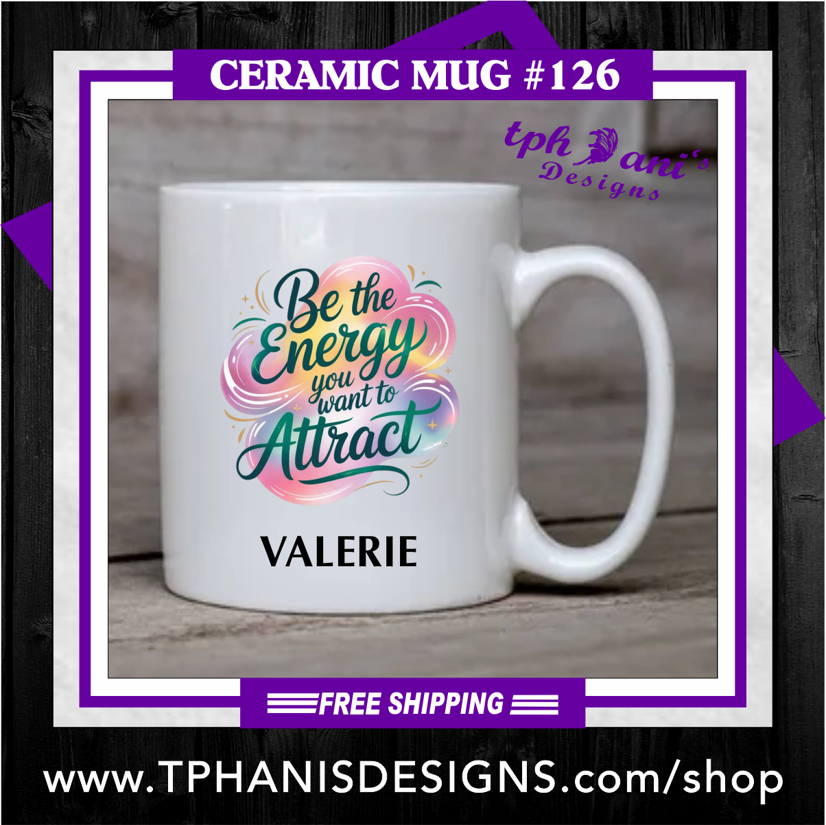Ceramic Mug - BE THE ENERGY