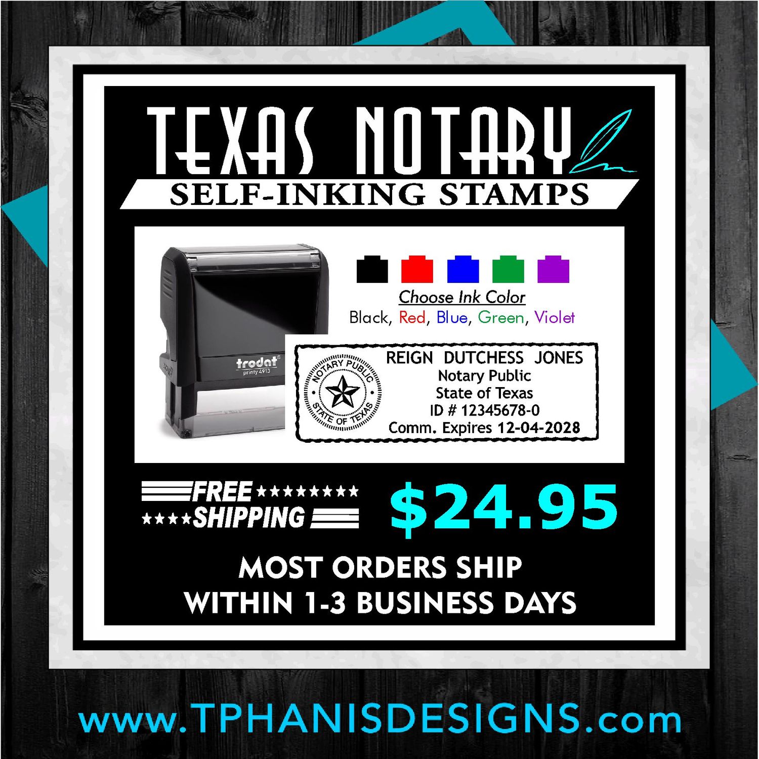 TEXAS NOTARY STAMP
